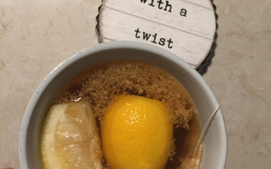 Ginger, Lemon Hot Tea can soothe migraine nausea