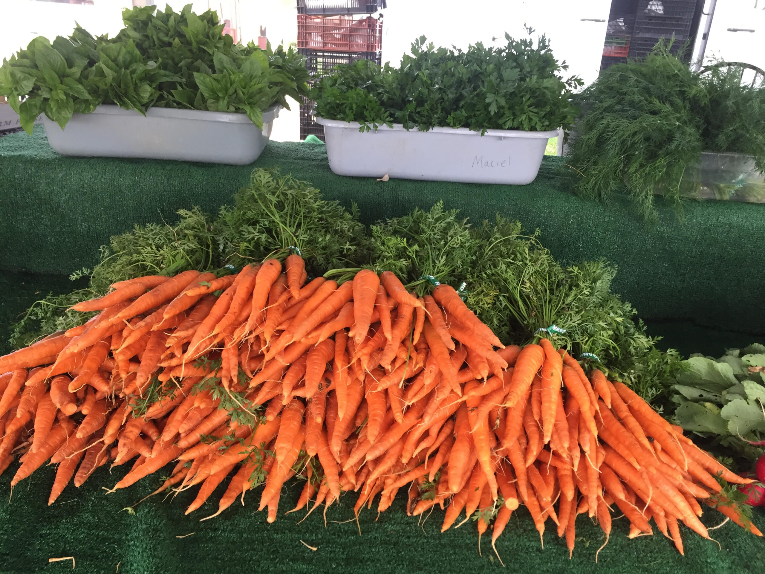 organic carrots